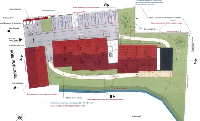 Création de plan sur mesure pour des logements à Lons, Pau, Dhotel loup architectes